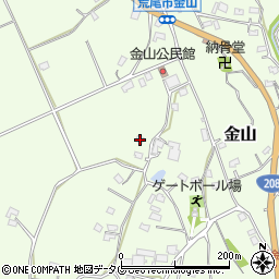 熊本県荒尾市金山896周辺の地図