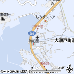長崎県西海市大瀬戸町瀬戸板浦郷804周辺の地図