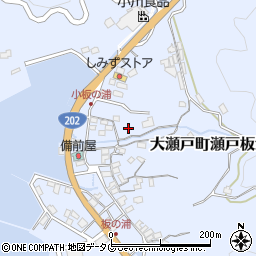 長崎県西海市大瀬戸町瀬戸板浦郷785周辺の地図