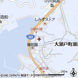 長崎県西海市大瀬戸町瀬戸板浦郷800周辺の地図