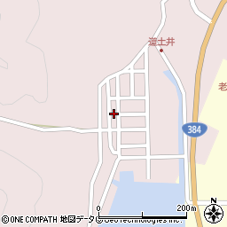 長崎県南松浦郡新上五島町道土井郷456周辺の地図