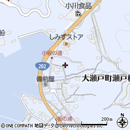 長崎県西海市大瀬戸町瀬戸板浦郷787周辺の地図