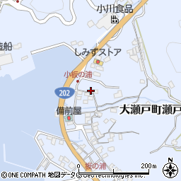 長崎県西海市大瀬戸町瀬戸板浦郷796周辺の地図
