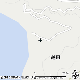 愛媛県南宇和郡愛南町越田116周辺の地図