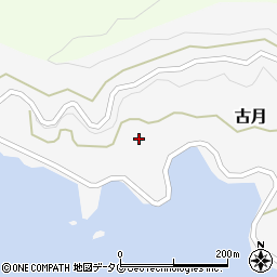 愛媛県南宇和郡愛南町古月102周辺の地図