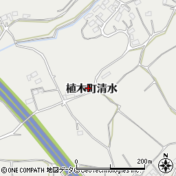 熊本県熊本市北区植木町清水2419周辺の地図