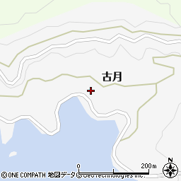 愛媛県南宇和郡愛南町古月214周辺の地図