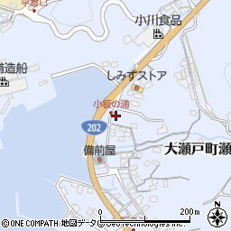 長崎県西海市大瀬戸町瀬戸板浦郷790-2周辺の地図