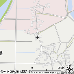 熊本県熊本市北区植木町舟島234周辺の地図