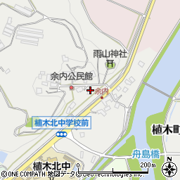 熊本県熊本市北区植木町舟島427周辺の地図