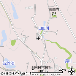 熊本県玉名市山田745周辺の地図
