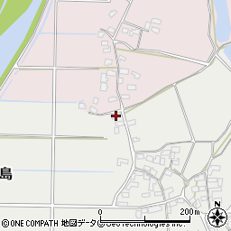 熊本県熊本市北区植木町舟島235周辺の地図