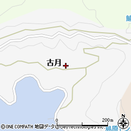 愛媛県南宇和郡愛南町古月198周辺の地図