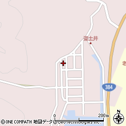 長崎県南松浦郡新上五島町道土井郷457周辺の地図