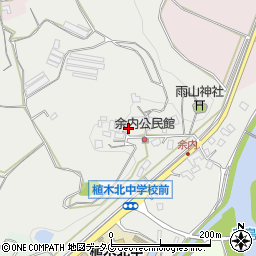 熊本県熊本市北区植木町舟島591周辺の地図