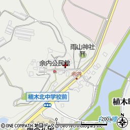 熊本県熊本市北区植木町舟島428周辺の地図