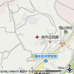 熊本県熊本市北区植木町舟島594周辺の地図