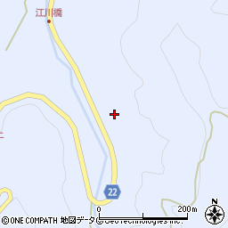 有川奈良尾線周辺の地図