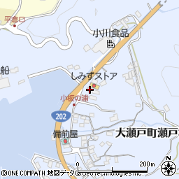 長崎県西海市大瀬戸町瀬戸板浦郷705周辺の地図