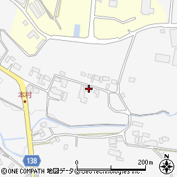 熊本県菊池市泗水町亀尾3027周辺の地図