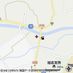 熊本県菊池市旭志伊萩344周辺の地図