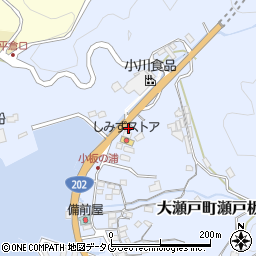 長崎県西海市大瀬戸町瀬戸板浦郷606周辺の地図