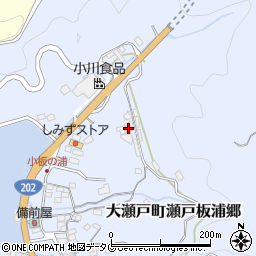 長崎県西海市大瀬戸町瀬戸板浦郷617周辺の地図