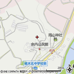 熊本県熊本市北区植木町舟島603周辺の地図