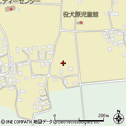 熊本県阿蘇市役犬原152周辺の地図