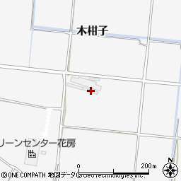 熊本県菊池市木柑子1671周辺の地図