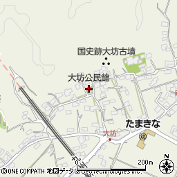 大坊公民館周辺の地図