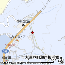 長崎県西海市大瀬戸町瀬戸板浦郷618周辺の地図