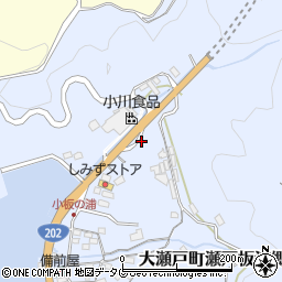 長崎県西海市大瀬戸町瀬戸板浦郷612周辺の地図