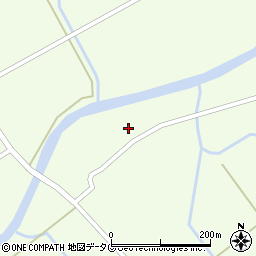 熊本県阿蘇市狩尾223周辺の地図