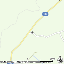 熊本県阿蘇市狩尾1361周辺の地図