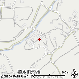 熊本県熊本市北区植木町清水2401周辺の地図