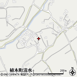 熊本県熊本市北区植木町清水2405周辺の地図