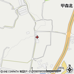 熊本県菊池市乙森北841周辺の地図
