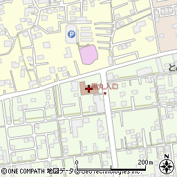 大村市・郡地区公民館　図書室周辺の地図