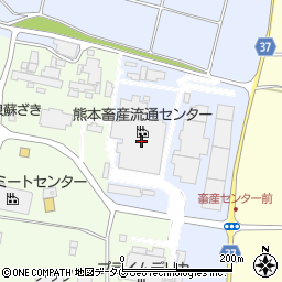 株式会社熊本畜産流通センター　直売店周辺の地図