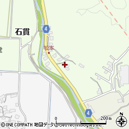 熊本県玉名市石貫4435周辺の地図