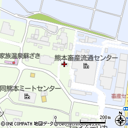 熊本県食肉衛生検査所周辺の地図