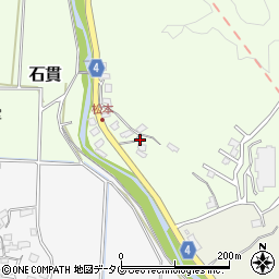 熊本県玉名市石貫4434周辺の地図