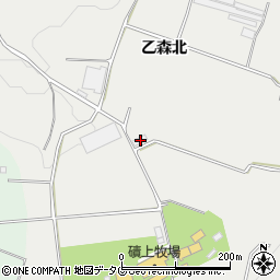 熊本県菊池市乙森北479周辺の地図