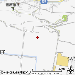 熊本県菊池市木柑子792周辺の地図