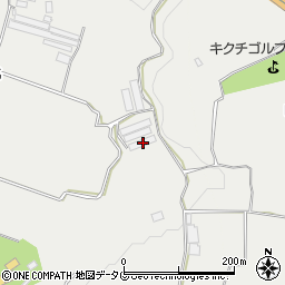 熊本県菊池市乙森北446周辺の地図