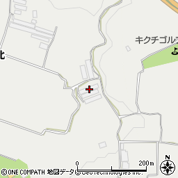 熊本県菊池市乙森北443周辺の地図