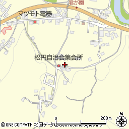 大分県竹田市君ケ園周辺の地図