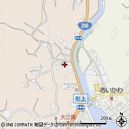 長崎県長崎市琴海形上町4448周辺の地図