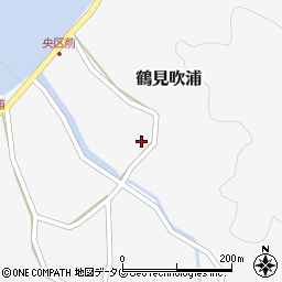 大分県佐伯市鶴見大字吹浦1361-1周辺の地図